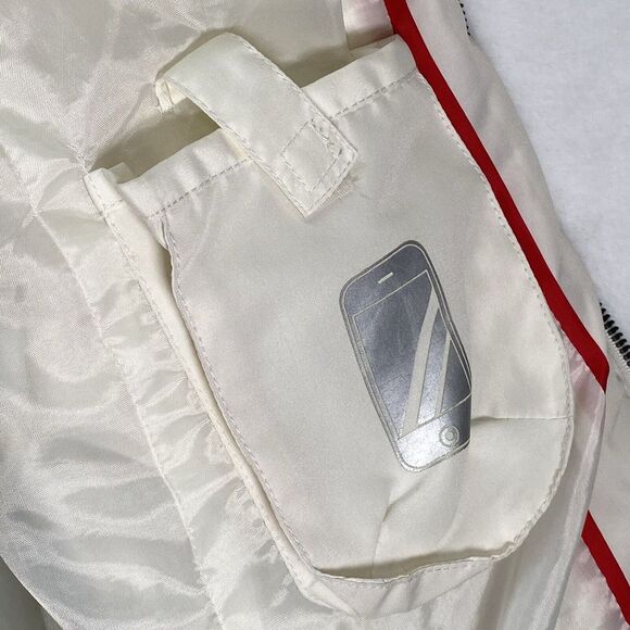 Susan Graver Water Resistant Quilted Puffer Jacket with Hood Womens XL white - Picture 9 of 13